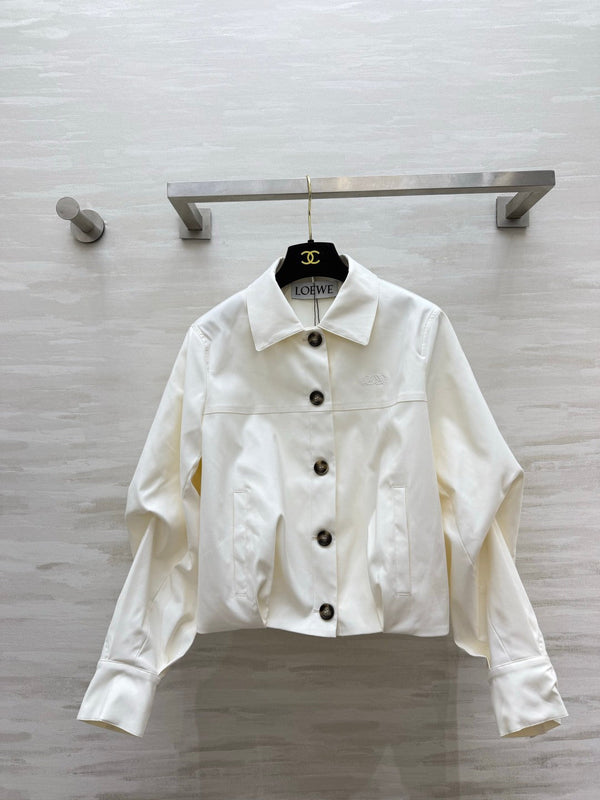 LW 26S Cropped Jacket Tonal Embroidery Anagram 435258