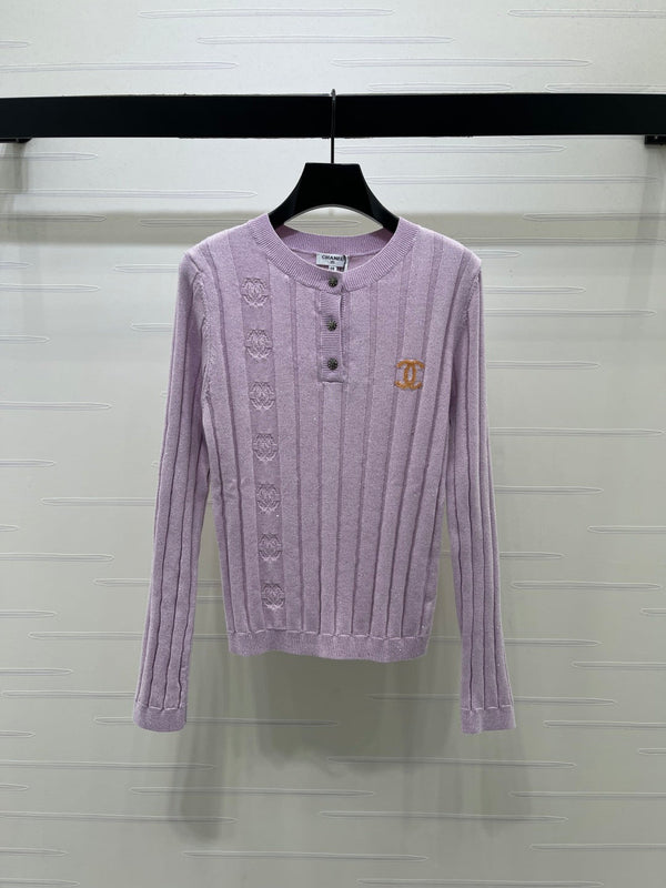 CC 22P Ribbed-Knit Vest Wool 439822