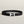 Constance belt buckle & Reversible leather strap 38 mm Black Silver Calfskin