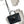 CC 2026 Maxi Top Handle Bag 31cm Black Crocodile Embossed Leather