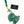 CC Cute Green Dinosaur Plush Toy Bag Charm