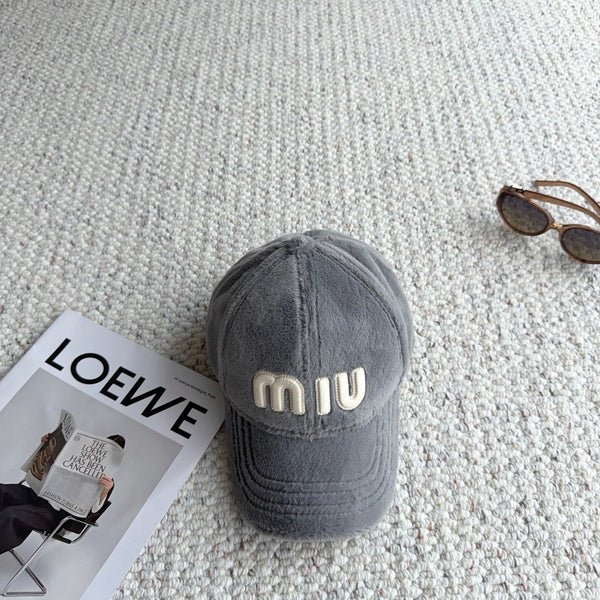 Miu Fleece Baseball Cap 515563