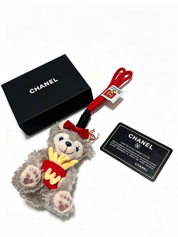 CC Plush Bear Charm With Potato Chips