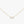 MOVE UNO PAVED SILVER DIAMOND NECKLACE