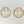 CD EARRINGS GOLD DIAMOND 33MM