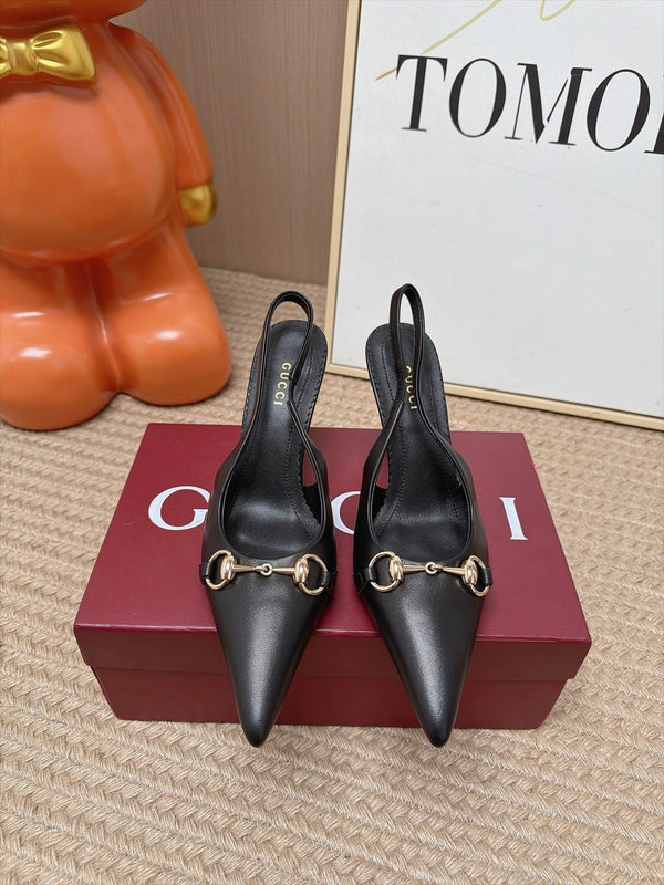 GG 26s Slingback Heels 10.5cm Lambskin