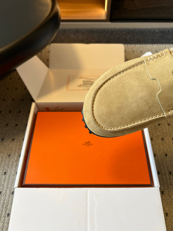 HM 26S Destin Mules Beige Suede
