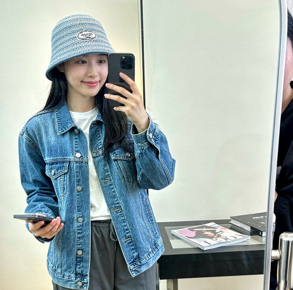 Prad Striped Bucket Wool Hat 477566