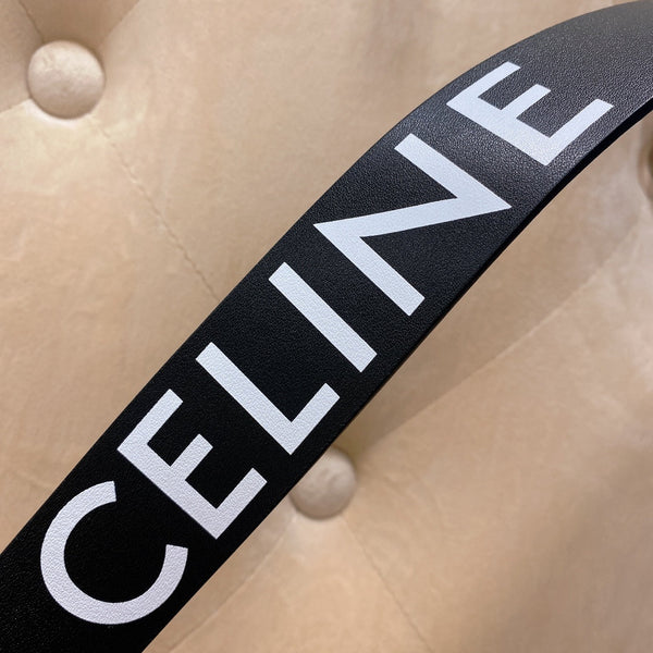 CE 2026 Western Belt 40mm Black White Leather 195616