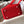 HM Mini Lindy 20cm Red Leather
