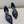 CC 26S Vintage Slingback Pointed-Toe Double CC Crystal Navy Black Silk Satin 156358