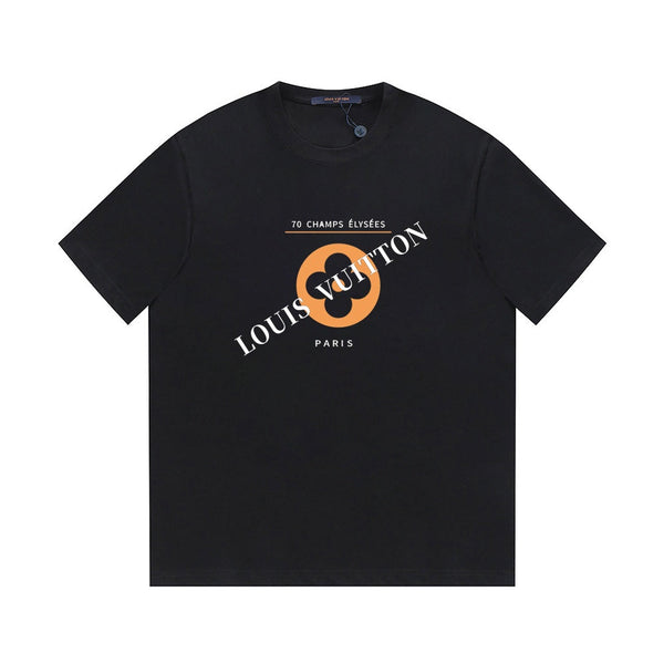 Louis Vuitton Classic Logo & Letter T-Shirt in Cotton