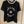Celine Letter Logo Short-sleeved T-shirt Black and White Cotton