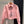LV Flower Denim Short Jacket Pink Grey