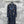 LV 25 Printed Round Neck Lining Pleated Dress White BLue Poliester