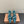 Miu slingback pump teal blue leather