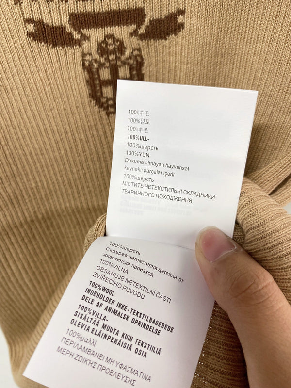 Prada Seven-Color Vest with Logo in Wool