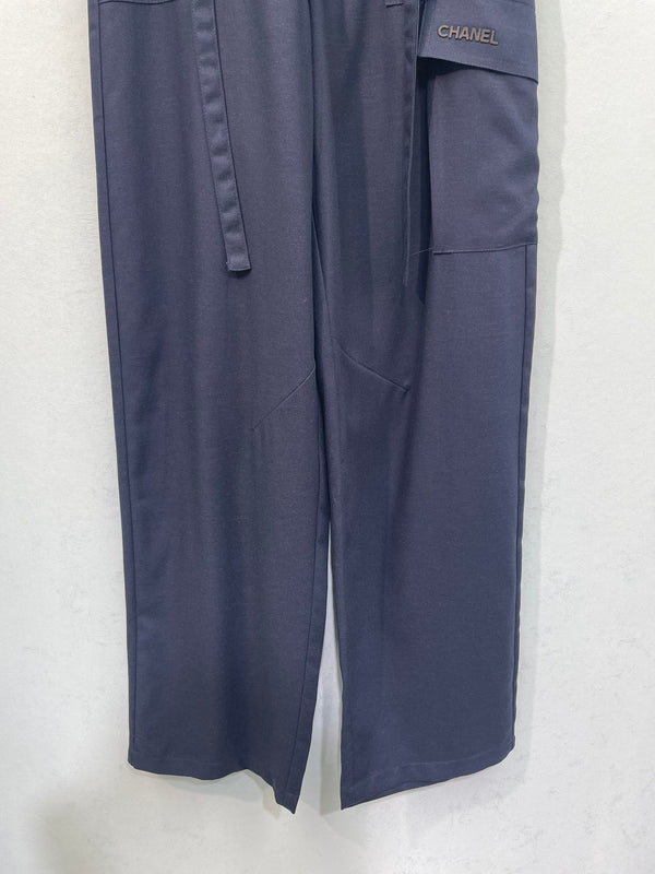 Chanel Wide-leg Trousers in Polyester