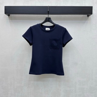 HM 26 Embroidered Pocket Short-Sleeve T-Shirt in Cotton