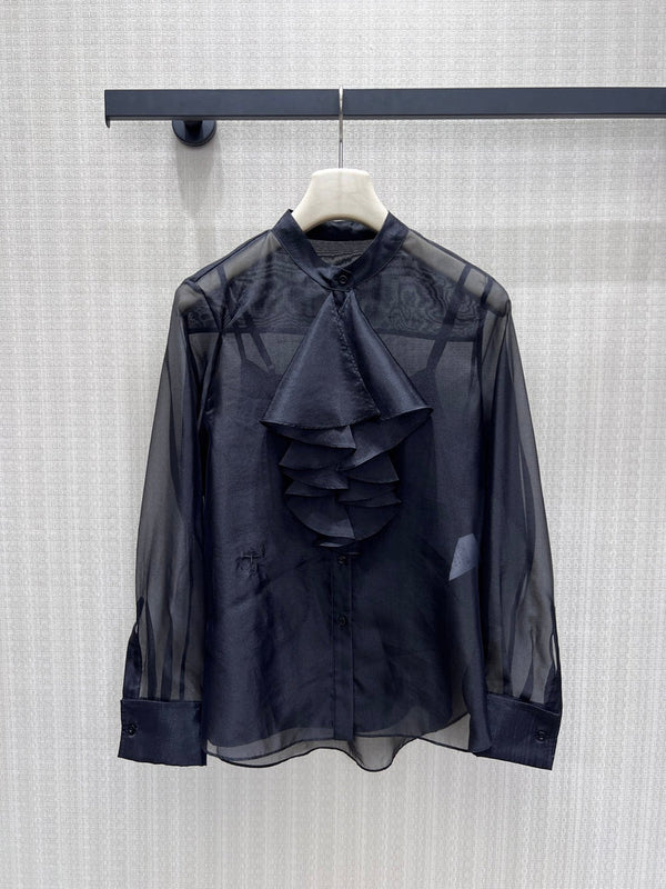 CD 2026 Ruffle Shirt Tulle 571406