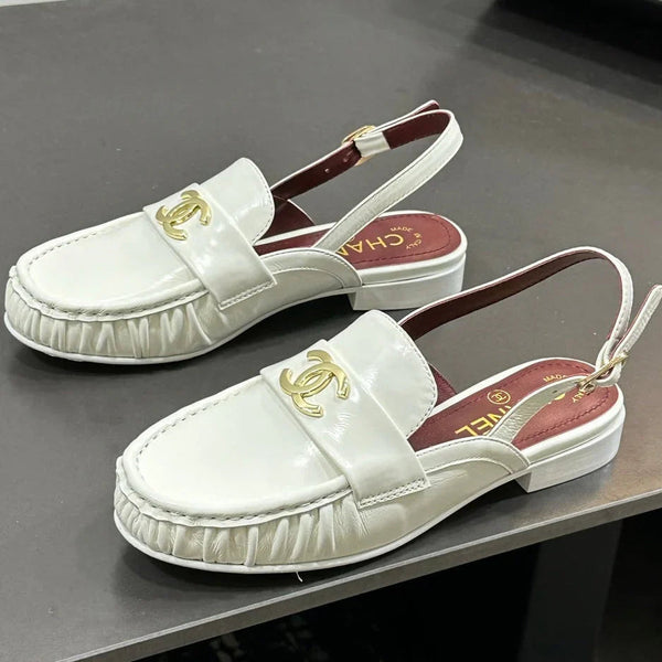 Chanel 2026 Slingback Loafers Leather Sheepskin 832506