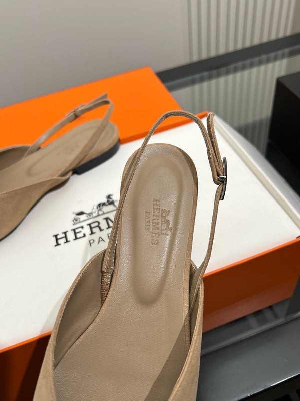 HM 26S Nicoletta Slingback Flats Leather 149117