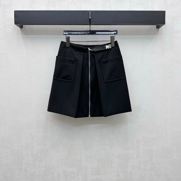LV 26S S-Lock A-Line Mini Skirt Lock Polyester 433934