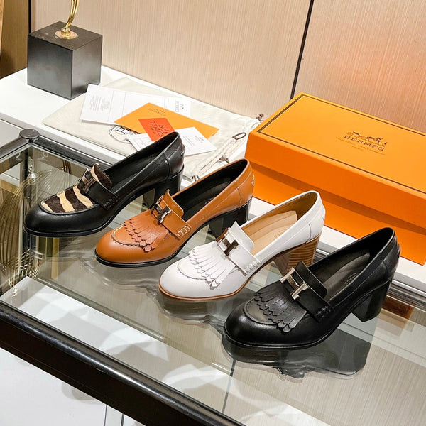 HM 26s Elysee Loafers 8cm Leather 149082