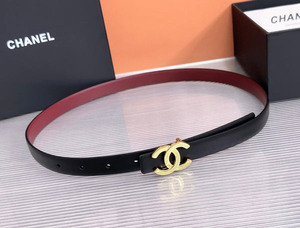 CC 26W Belt 2cm Double-Sided Calfskin 218291