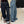 CC 26S High-Waist Wide-Leg Cargo Jeans Contrast Stitching Blue Cotton 437692
