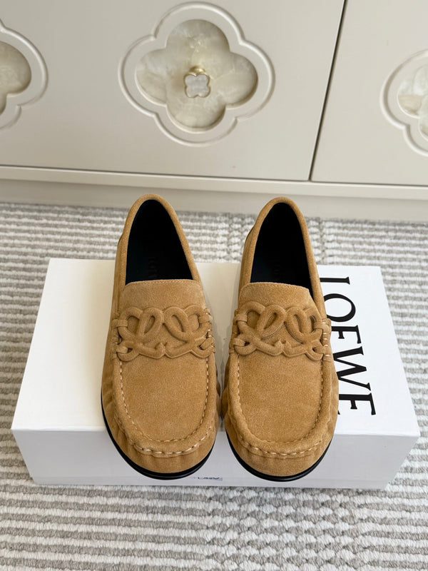 LW 26FW Double L Loafers Suede Leather 193312