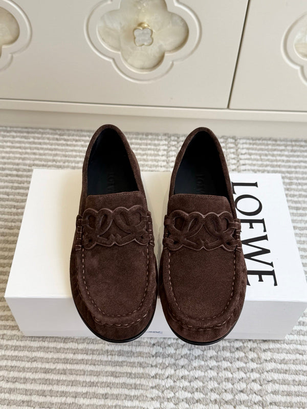LW 26FW Double L Loafers Suede Leather 193312