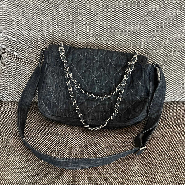 CC 2026 Stretch Spirit Messenger Bag Black Denim