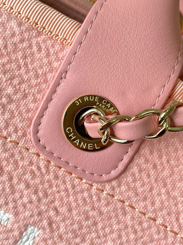 CC 2026 Deauville Bag Pink Canvas