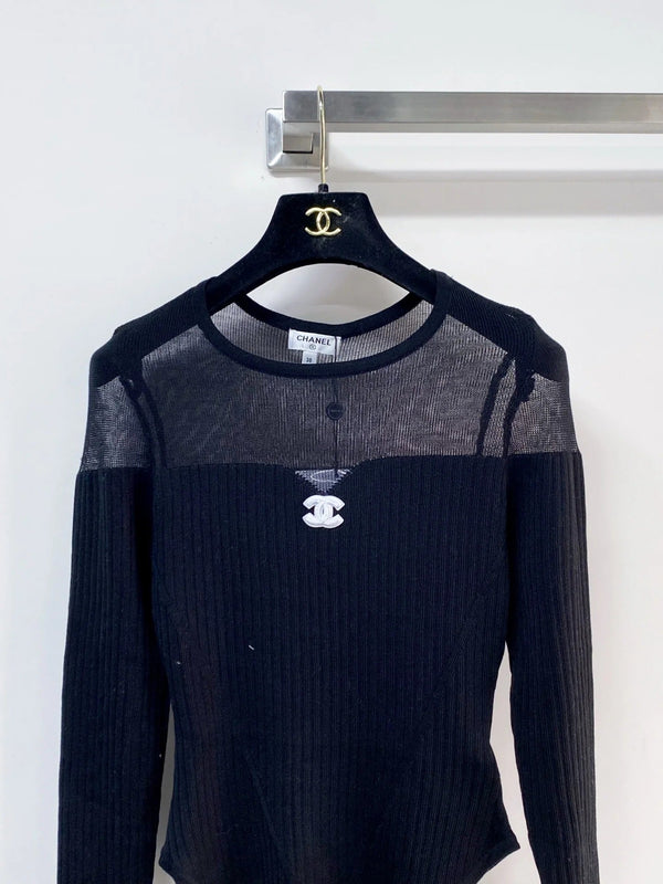 Chanel 2026 Long-Sleeve Top Wool 166733