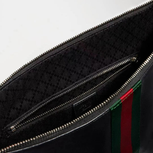GG 2026 Lunetta Crossbody Bag 26cm Black Calfskin