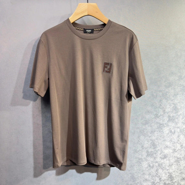 FF 2026 Men's Short-Sleeve T-Shirt Brown Cotton 737223
