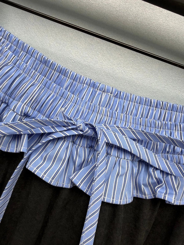 Miu 2026 Striped Trouser Polyester Nylon 420371