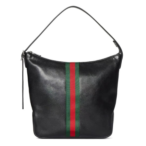 GG 2026 Lunetta Crossbody Bag 26cm Black Calfskin