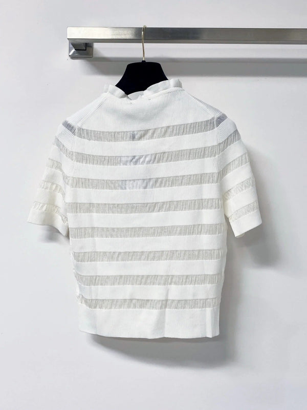 CC 2026 Bow Short-Sleeve Shirt Wool 690562