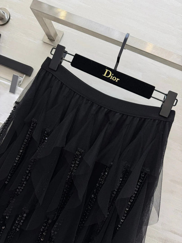 CD 2026 Tulle Skirt Lace Cotton 412090