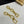 CC 2026 Irregular Colored Gemstone Gold Double C Glass Pearl Stud Earrings