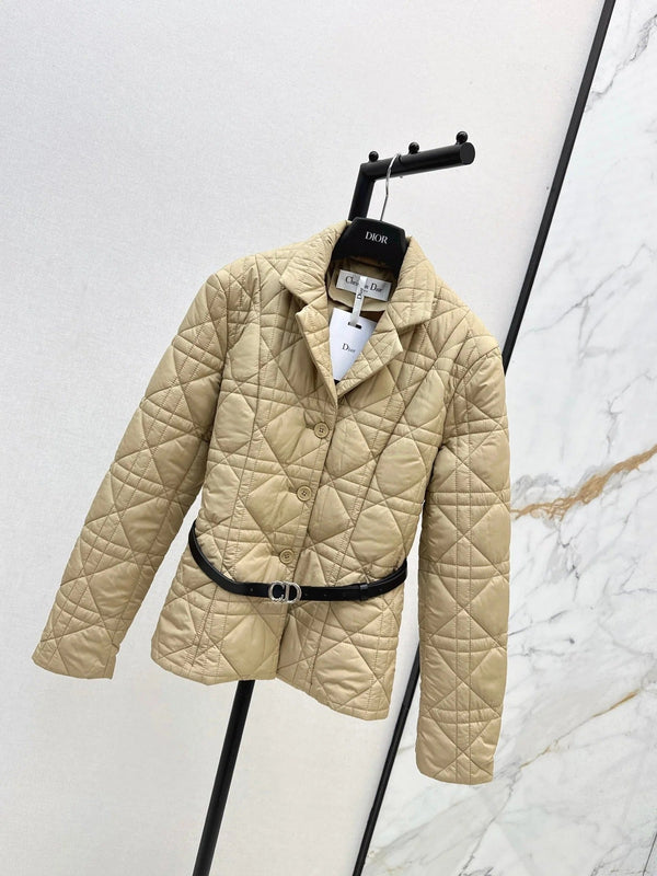 CD 2026 Cannage Quilted Jacket Down Nylon 773944