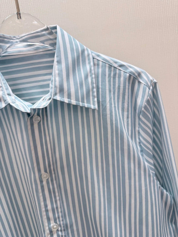 CD 2026 Print Shirt Blue Cotton 628382