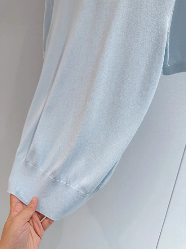 CD 2026 Bow T-shirt Blue Cotton 724418