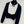 CC 2026 Button-down Cardigan Black Mix White Wool 424703