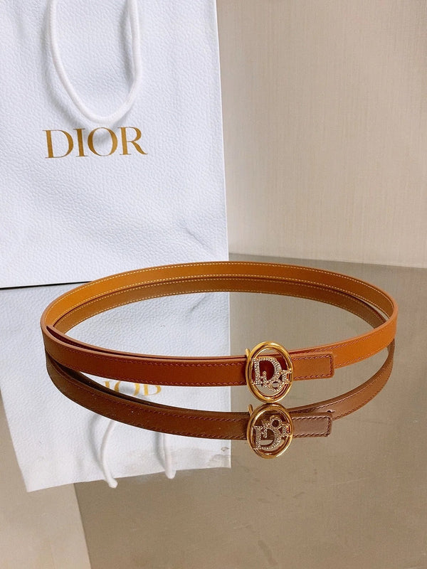 CD 2026 30 Montaigne Reversible Belt 15mm Calfskin