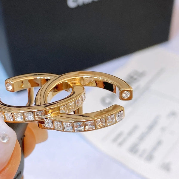 CC 2026 CC Rhinestone Studded 20mm Calfskin