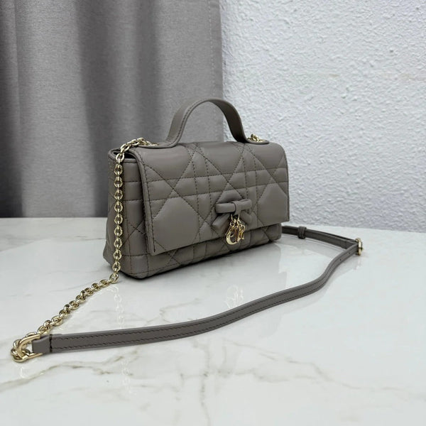 CD 2026 My Tender Dior Top Handle Mini Chain Bag 21cm Lambskin