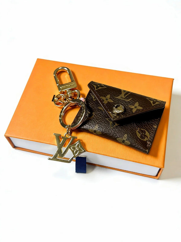 LV Bag Charm With Gold Logo
